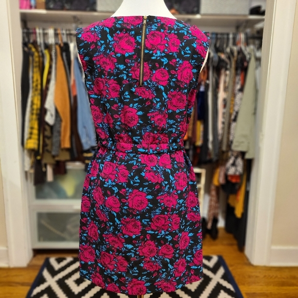 EUC Abstract roses dress with pockets! - Picture 5 of 7